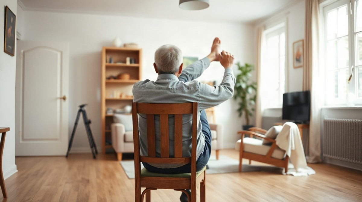 Exercices sur chaise pour senior, lesquels
